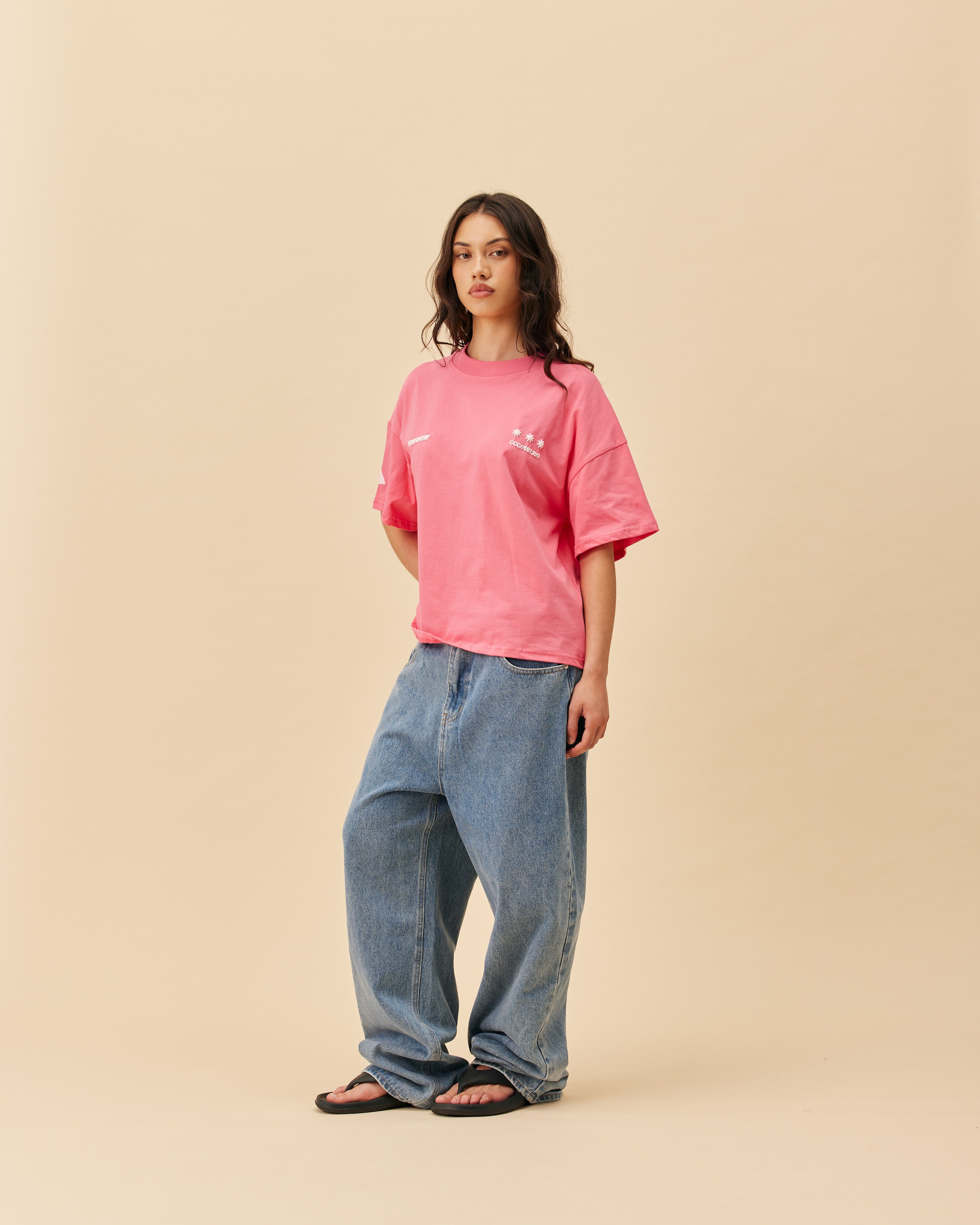 Big Back Tee | Pink