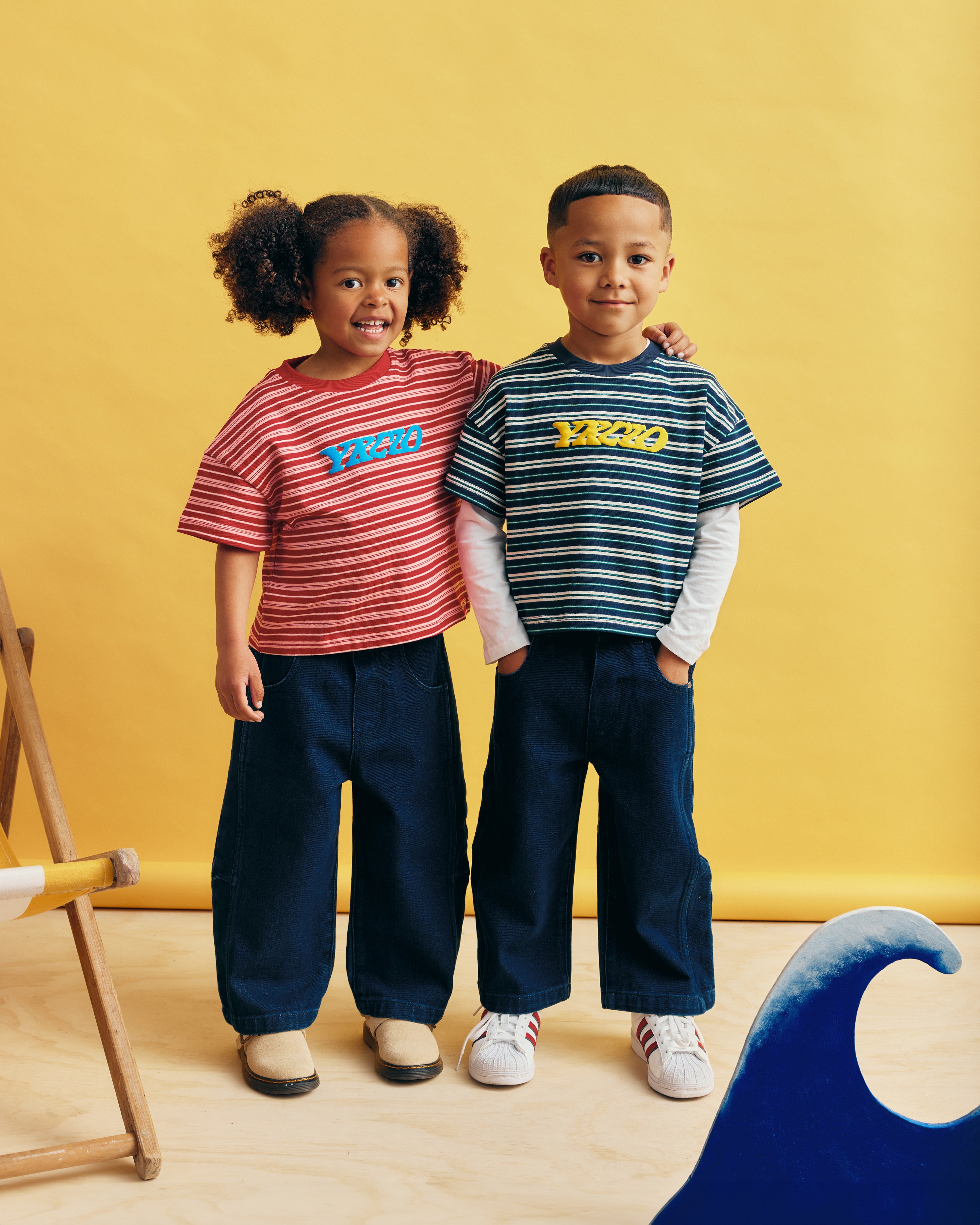 Kids Stripe Tee | Cherry Stripe