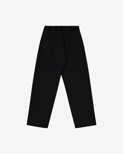 Panelled Trackpants | Black
