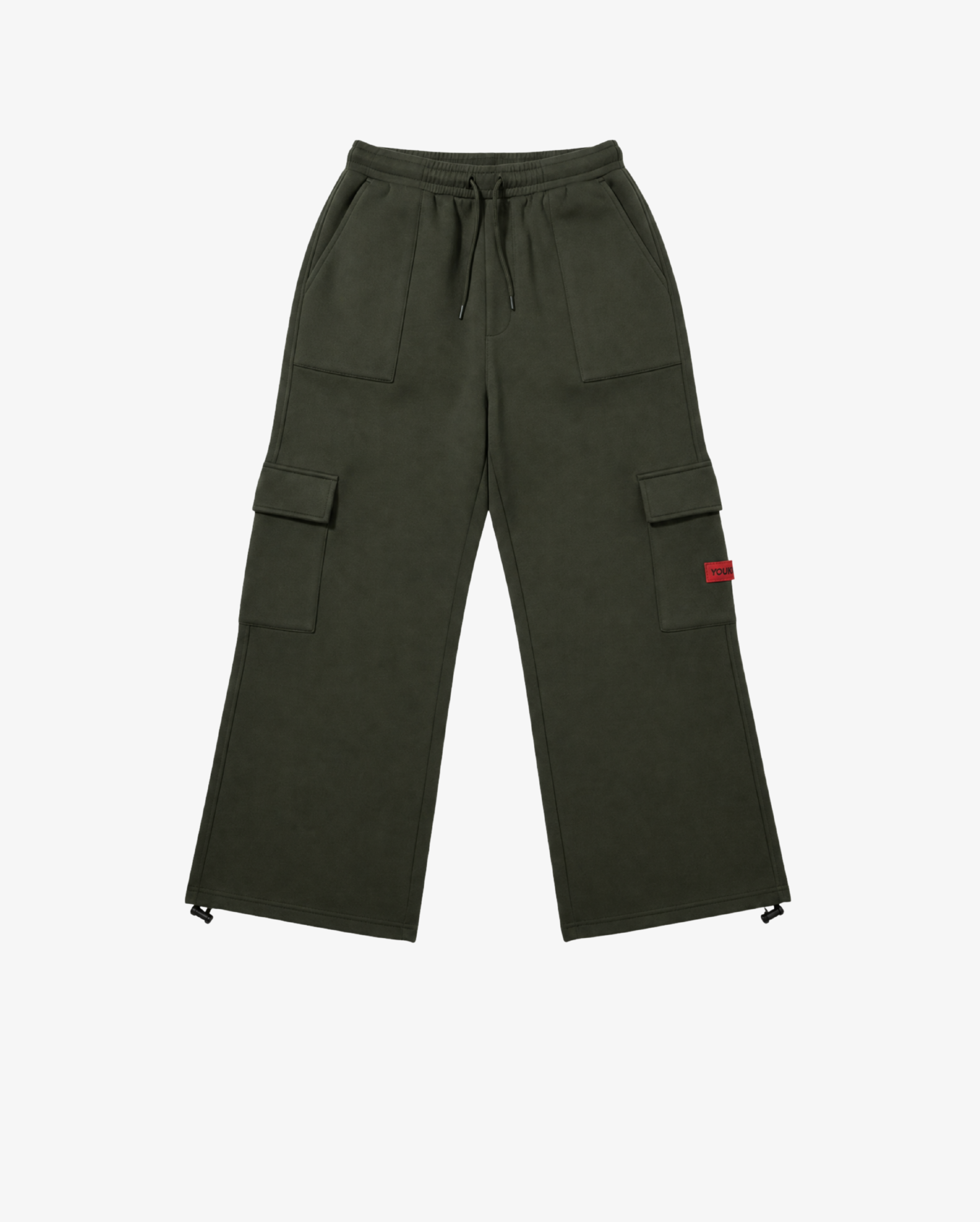 Brushed Fleece Cargo Sweatpant | Dark Olive