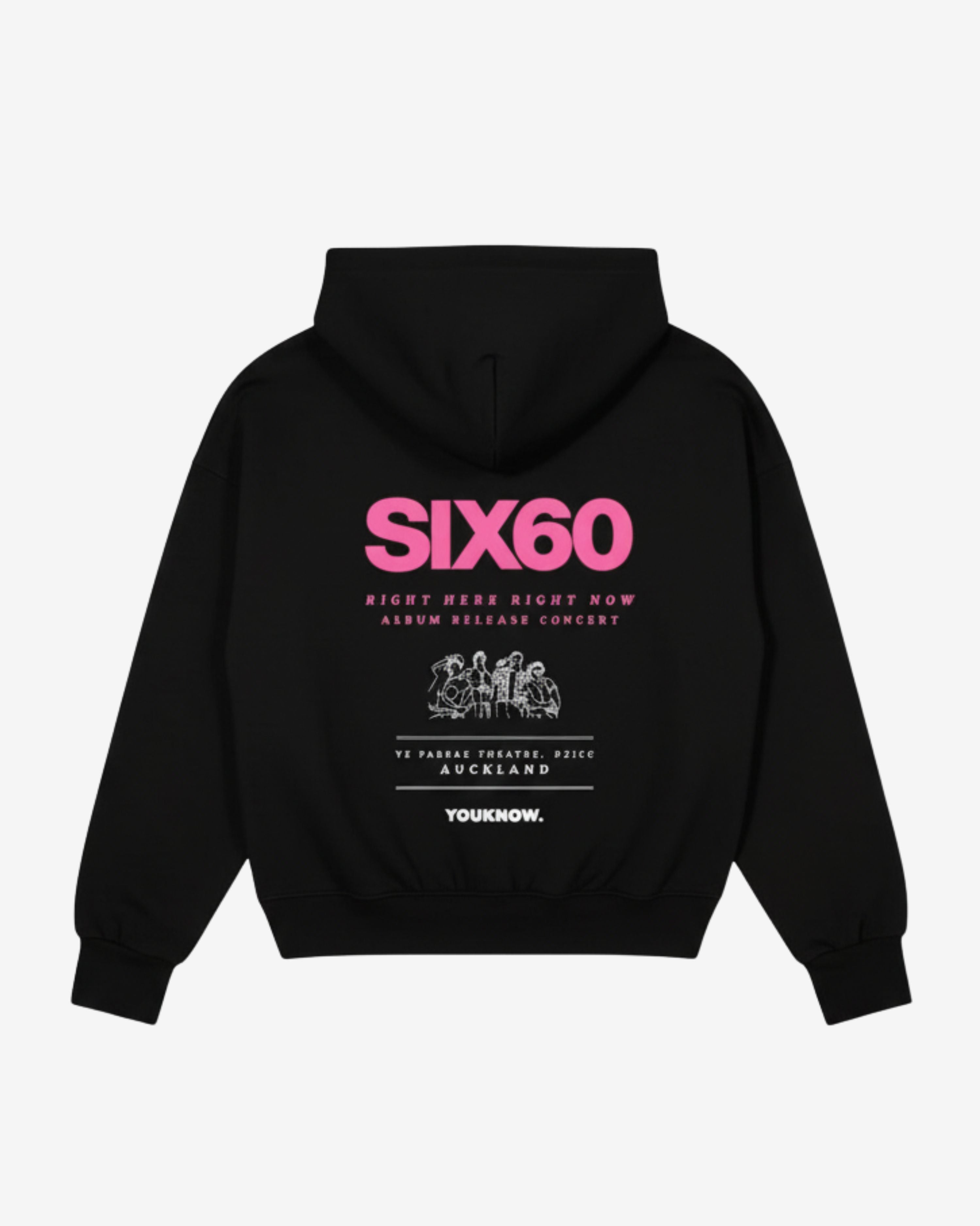 SIX60 Right Now Hoodie | Black