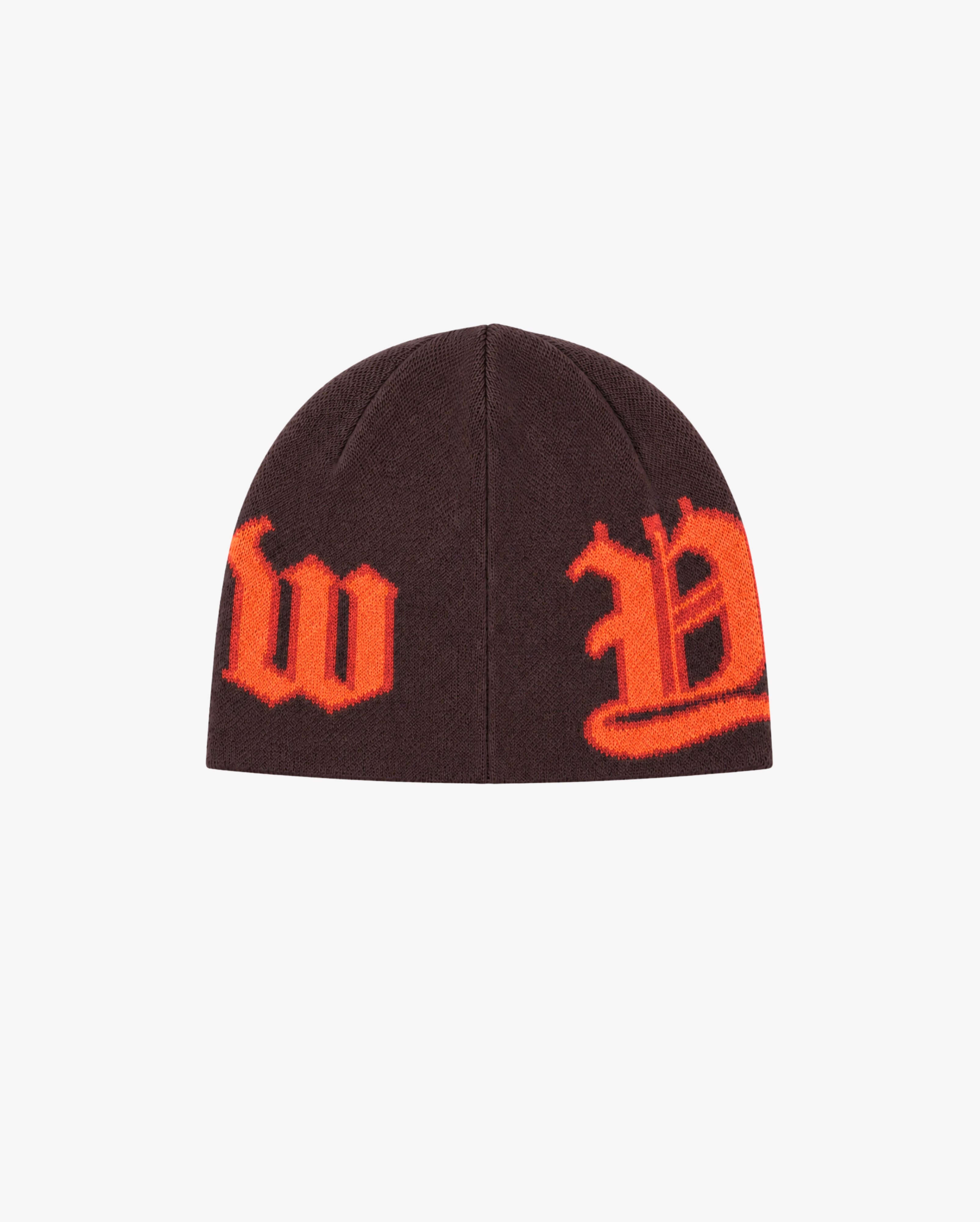 Jacquard Beanie | Brown-2
