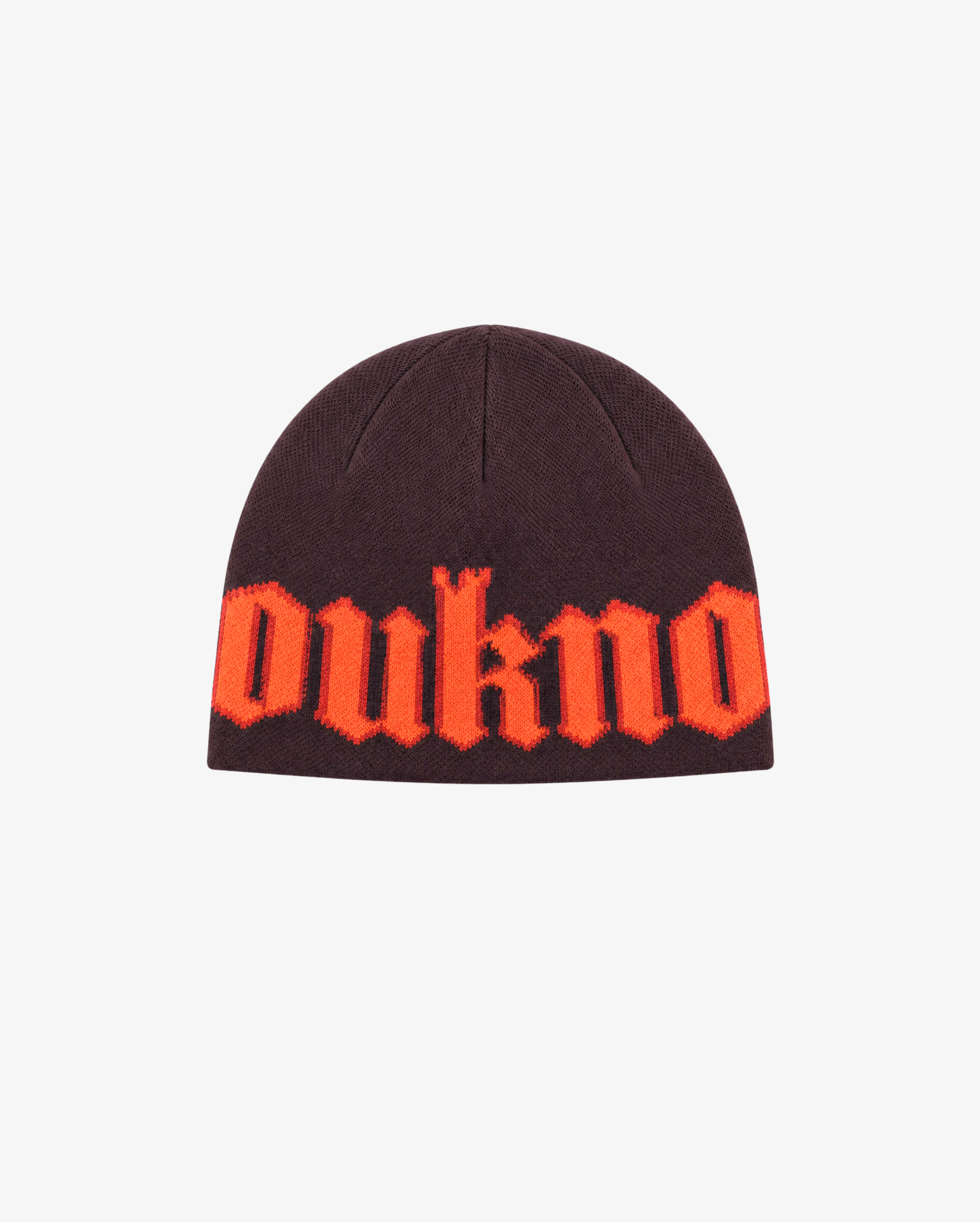 Jacquard Beanie | Brown-1