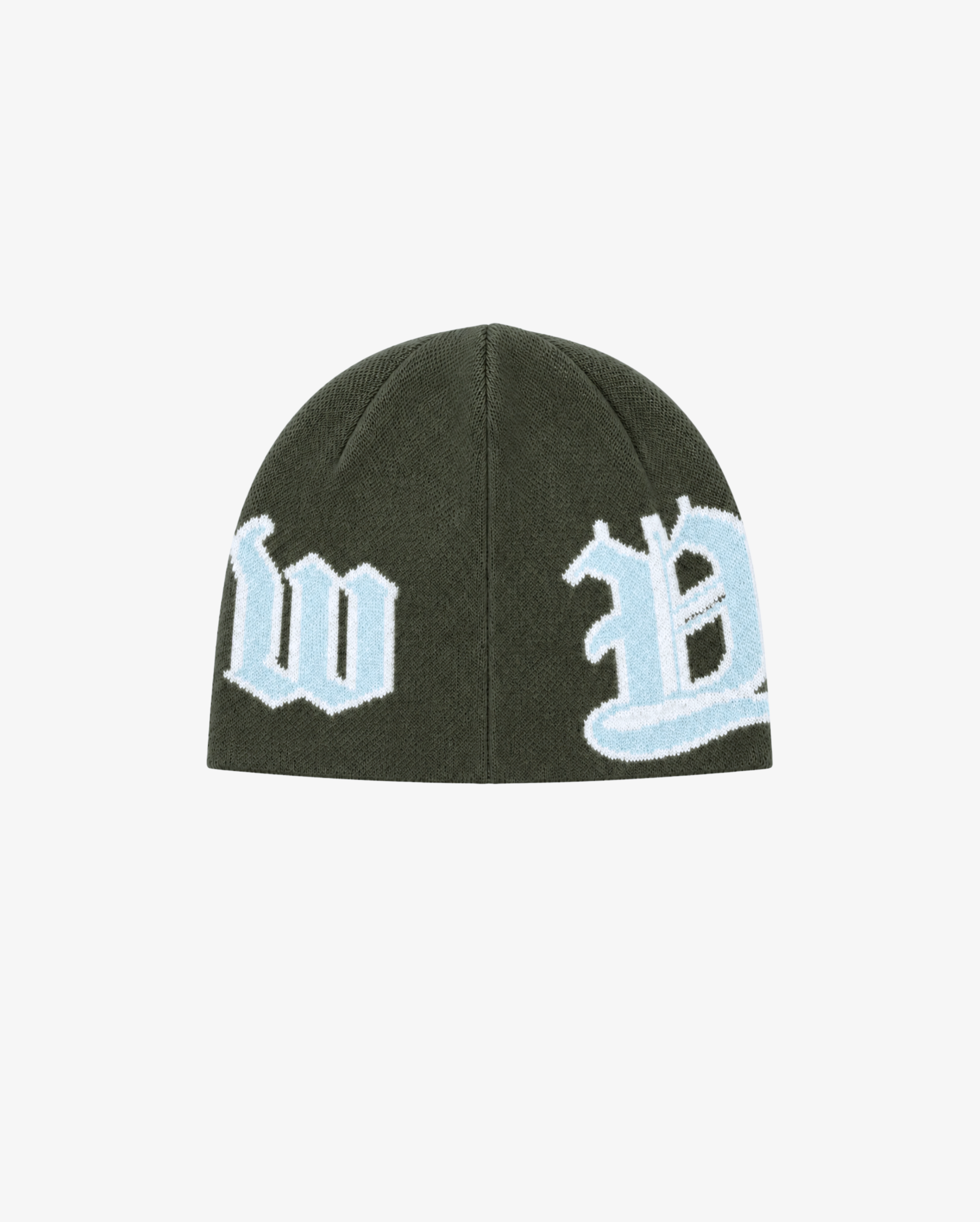Jacquard Beanie | Olive-2