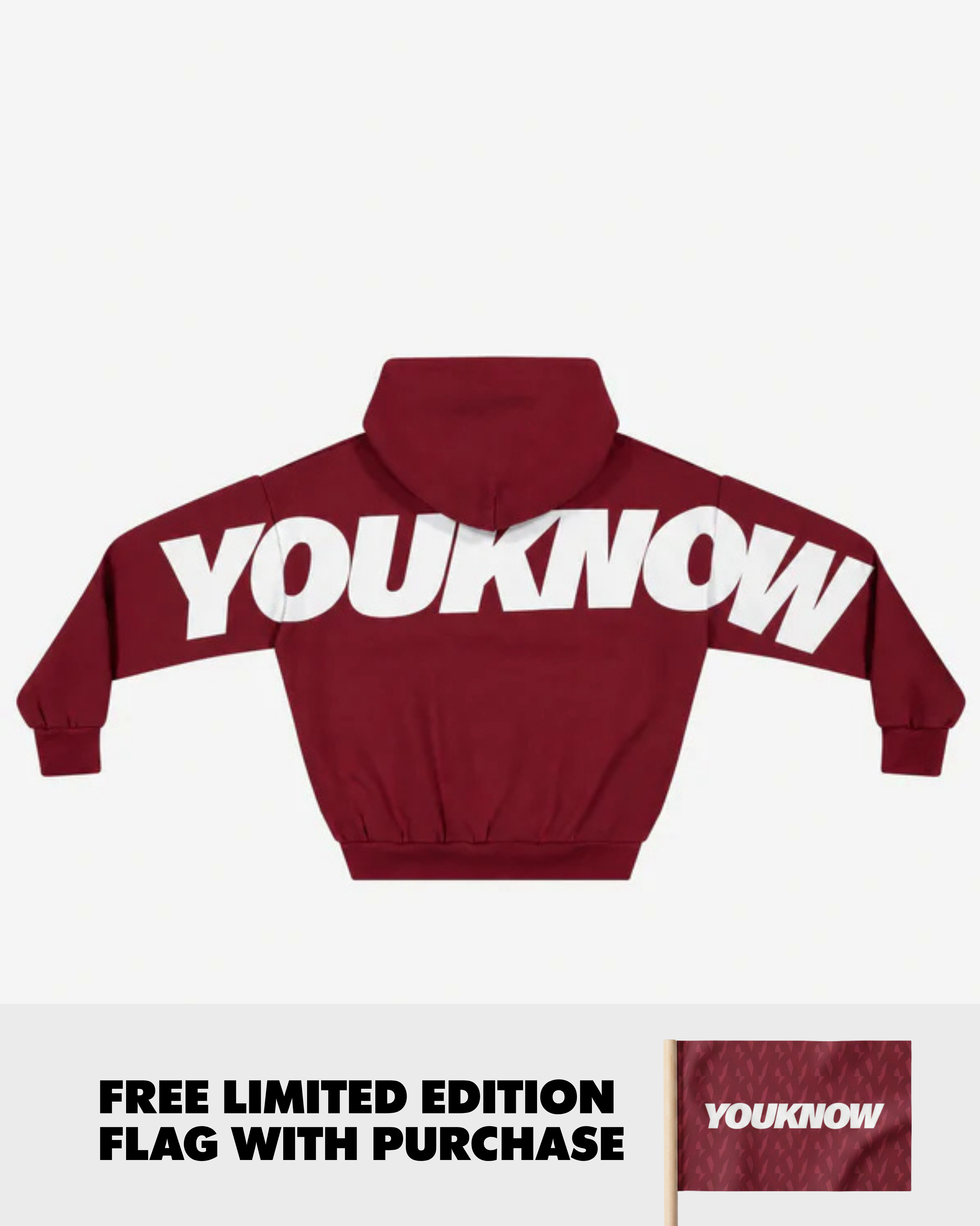 Big Back Hoodie | Maroon