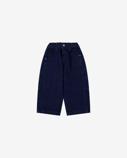 Kids Barrel Leg Jeans | Indigo Denim