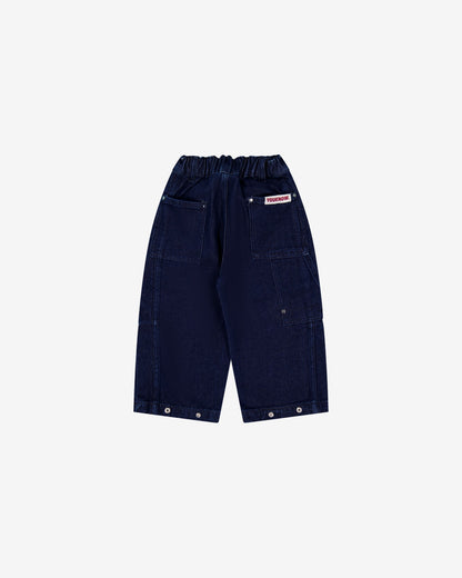 Kids Barrel Leg Jeans | Indigo Denim