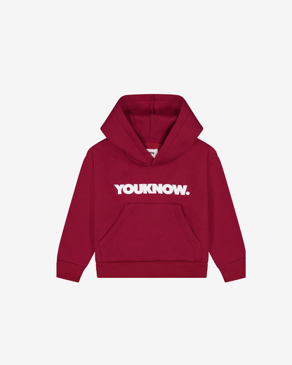 Kids Block Hoodie | Maroon