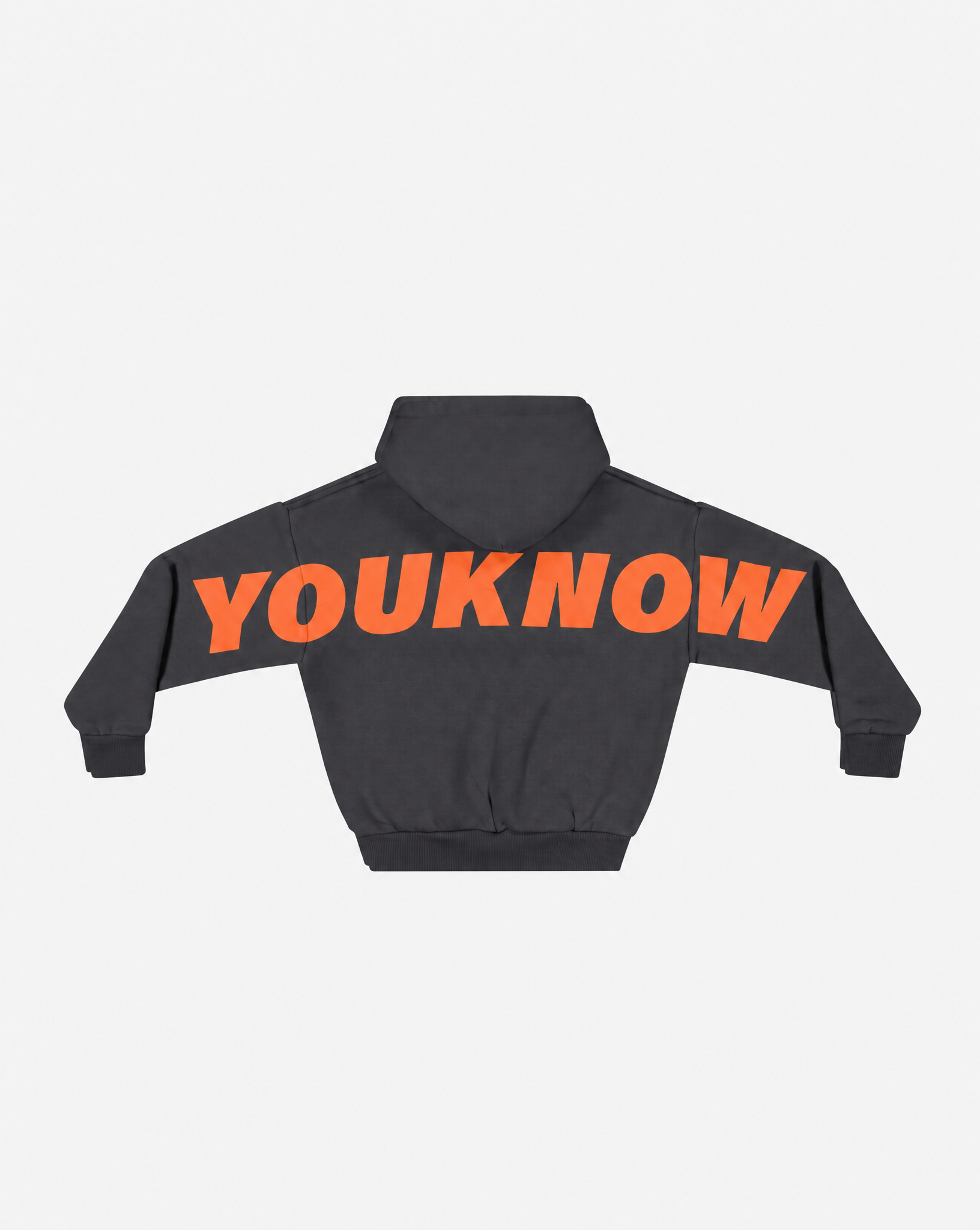 Kids Big Back Hoodie | Charcoal-3