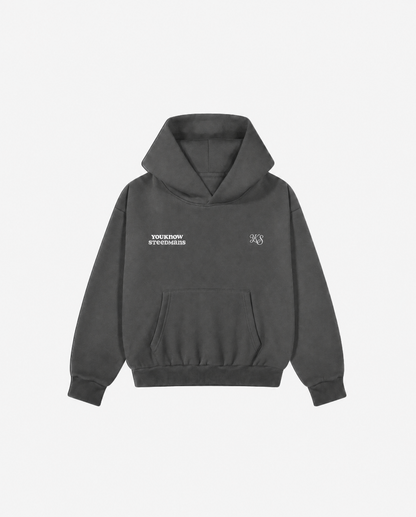 YK Kids x Steedmans Hoodie | Charcoal