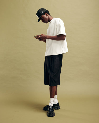 Nothing Pleated Shorts | Tar