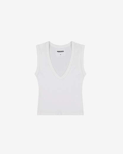 Nothing Deep V Tank | Cloud White