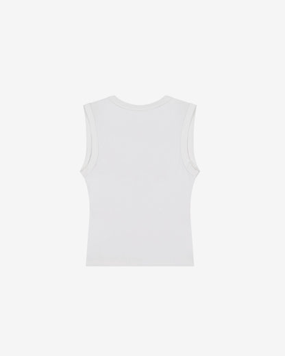 Nothing Deep V Tank | Cloud White
