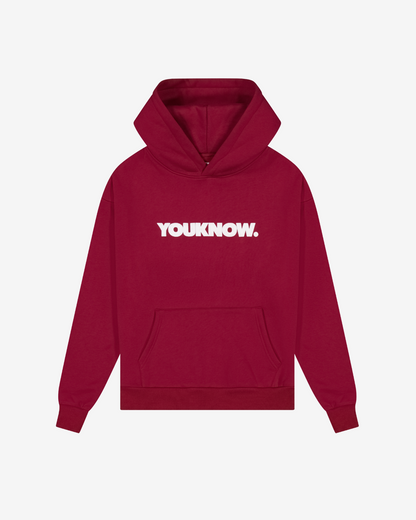Block Hoodie | Maroon