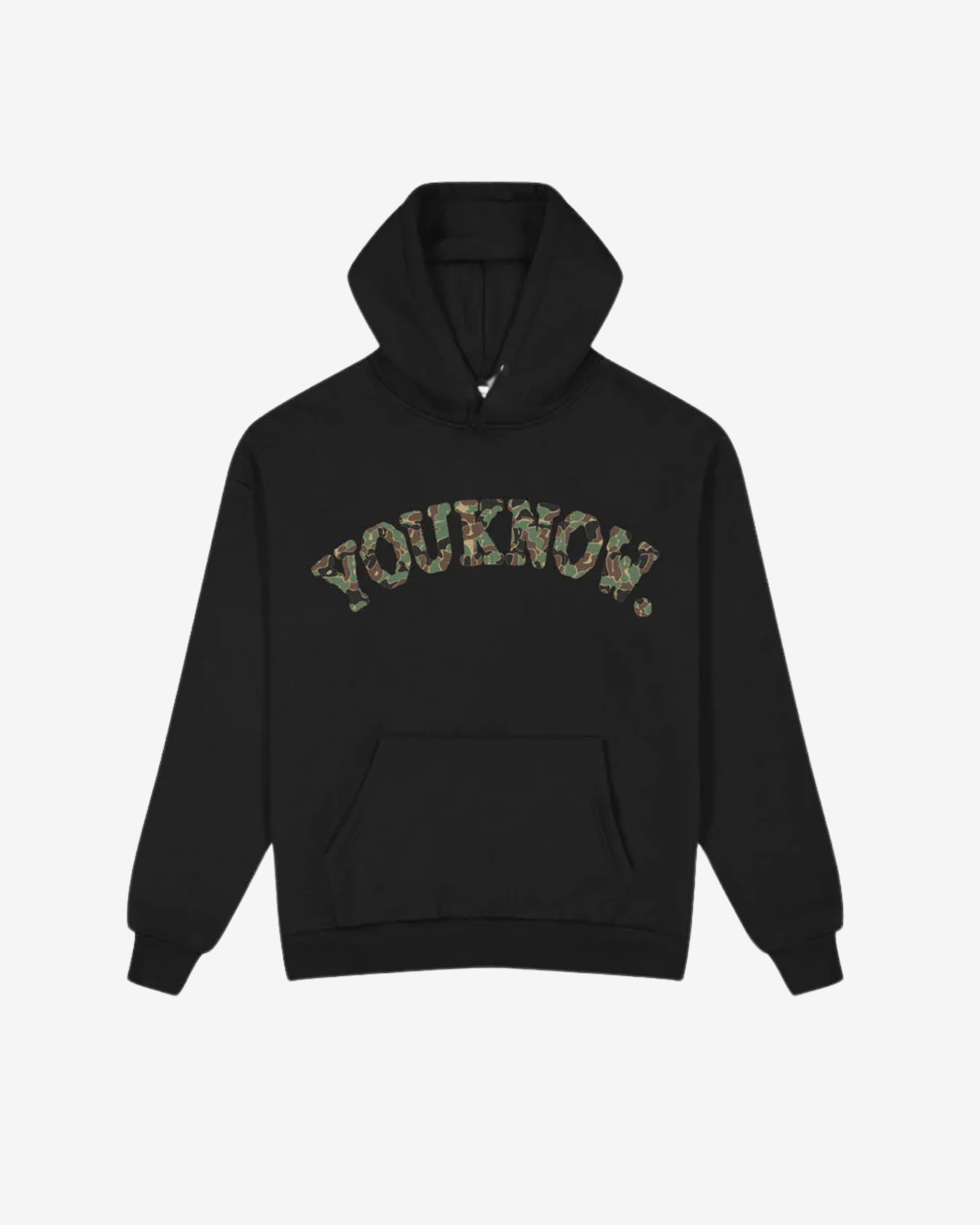 Camo Hoodie | Black