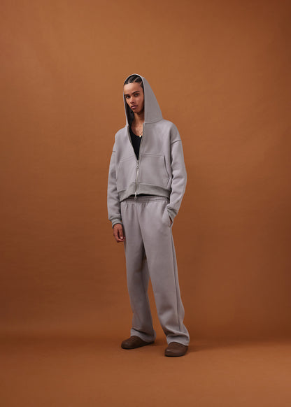 Nothing Zip Hoodie | Ice Grey