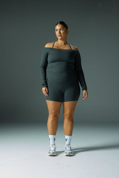 YK Move Sculpt 5" Shorts | Charcoal