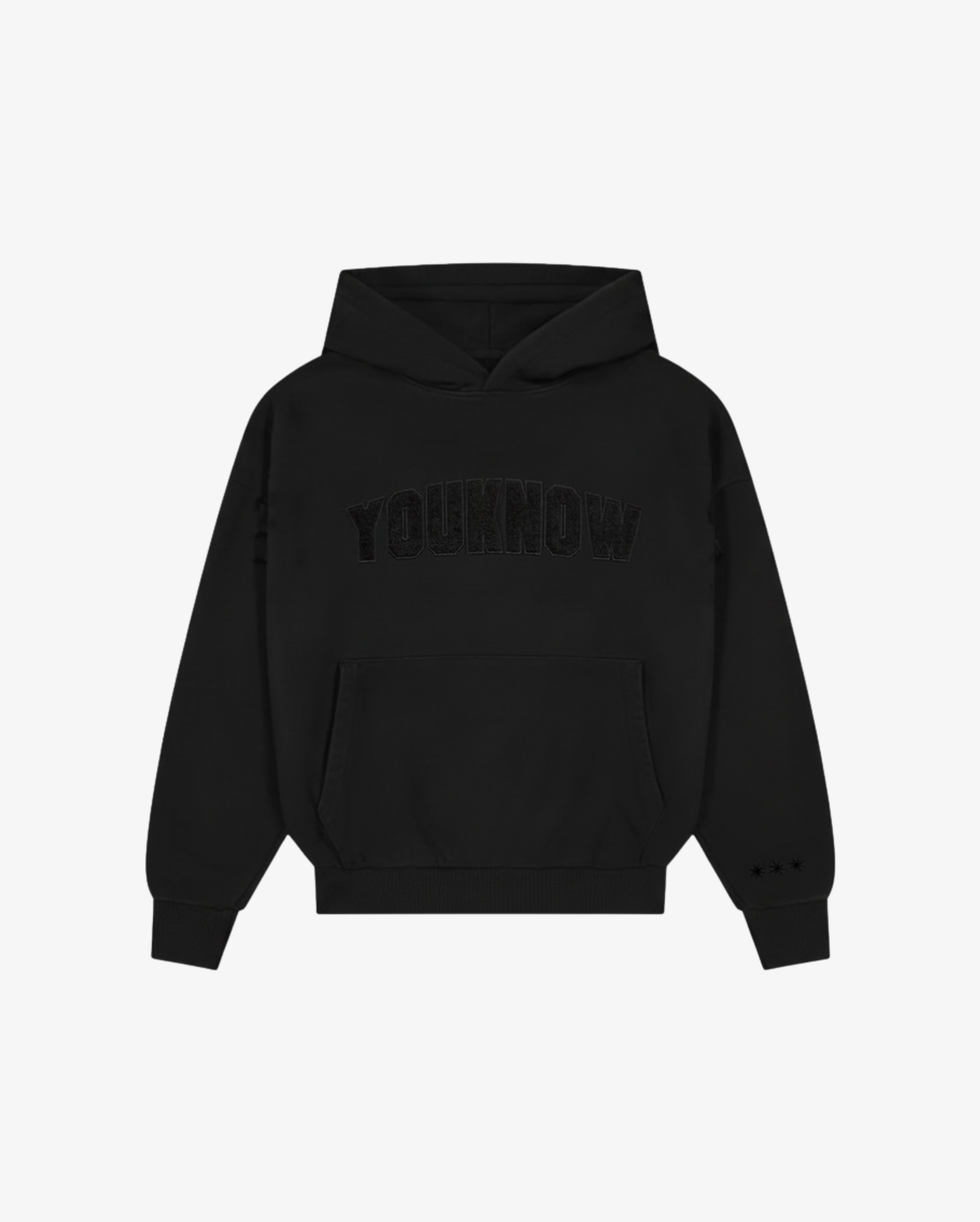 Chenille Hoodie | Black