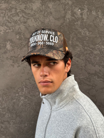 Out of Service Trucker Cap | Camo