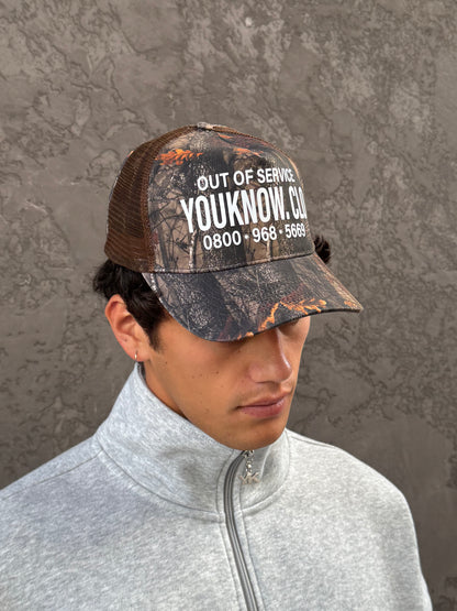 Out of Service Trucker Cap | Camo