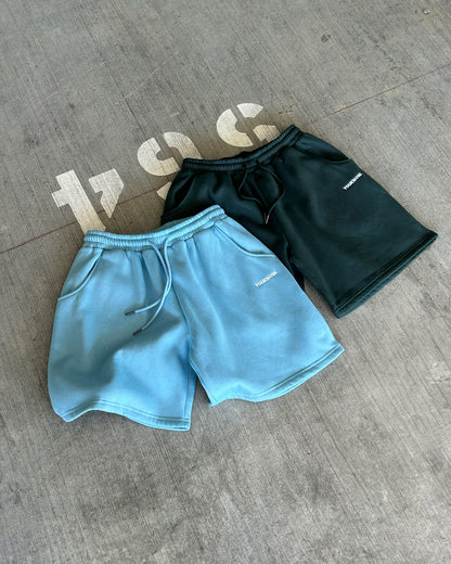 Block Shorts | Forest Green