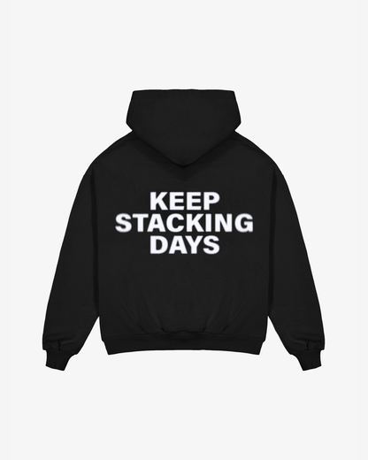 YK Move Stacking Days Hoodie | Black