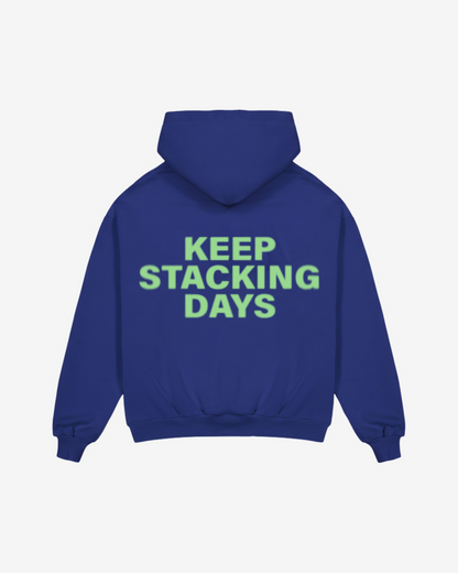 YK Move Stacking Days Hoodie | Blue