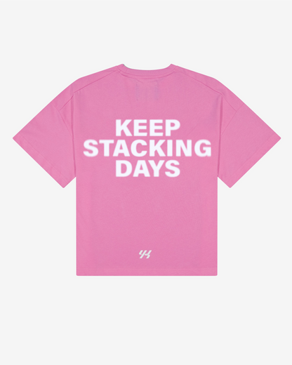 YK Move Stacking Days Tee | Pink