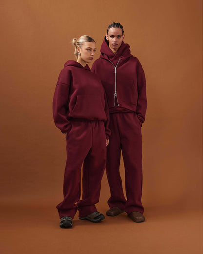 Nothing Zip Hoodie | Cherry Cola