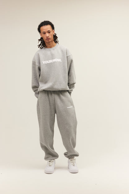 Block Crewneck | Grey