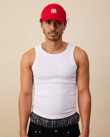 YK Dad Cap | Washed Red