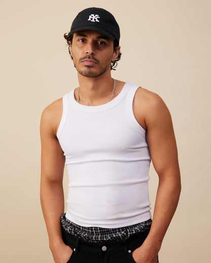 YK Dad Cap | Washed Black