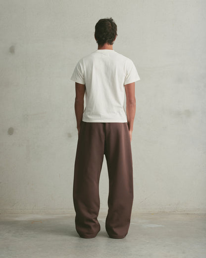Core Wide Leg Sweatpants | Brown