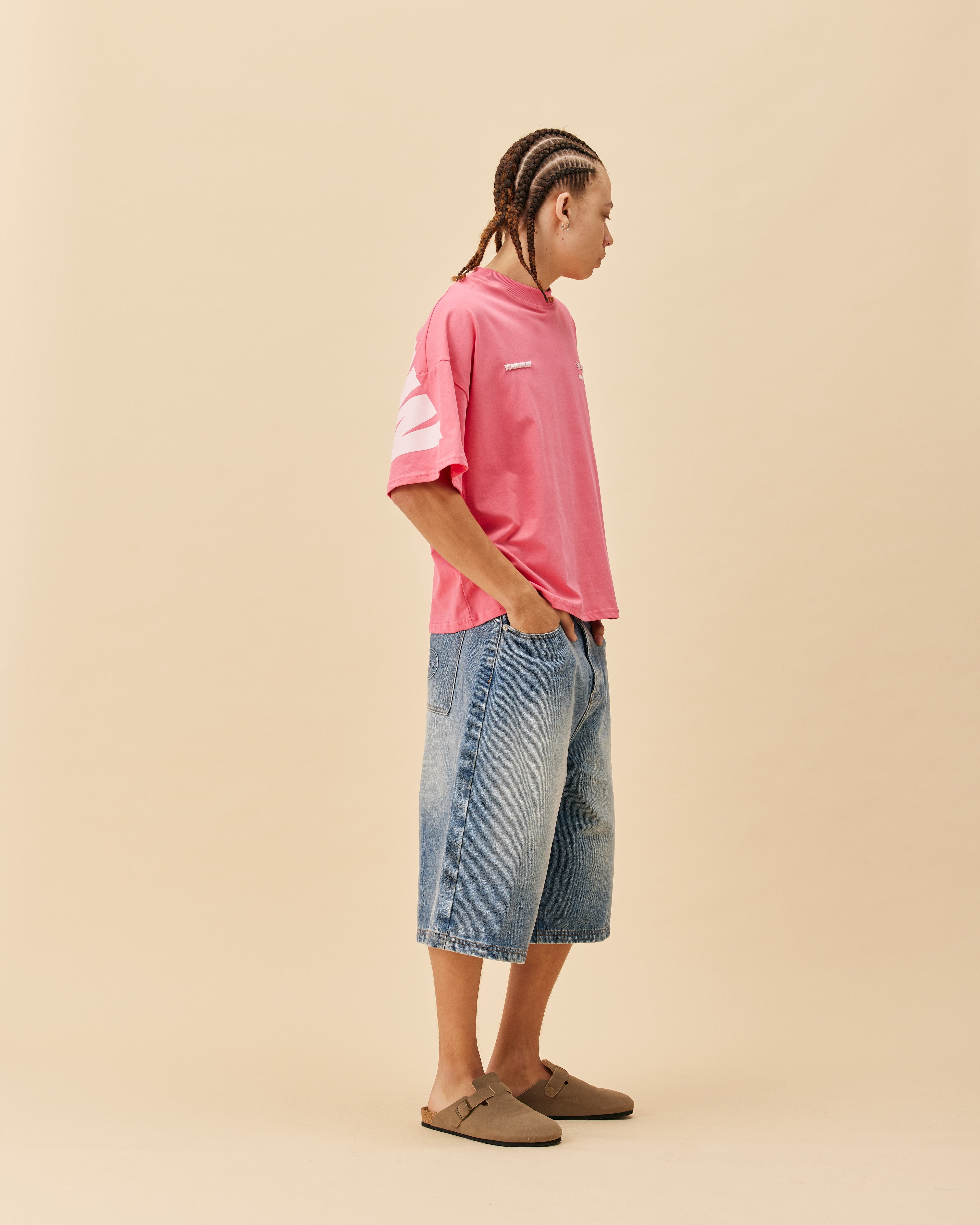 Big Back Tee | Pink
