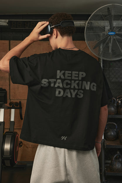 YK Move Stacking Days Tee | Black