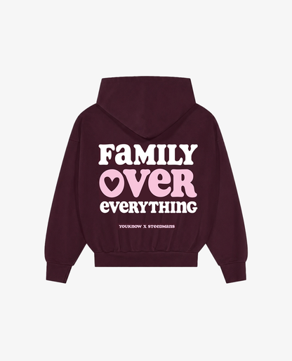 YK x Steedmans Hoodie | Burgundy