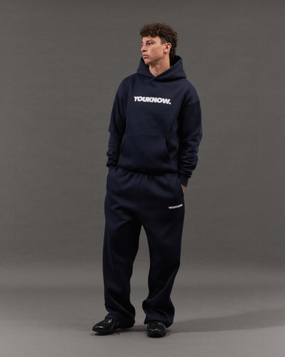 Block Hoodie | Navy
