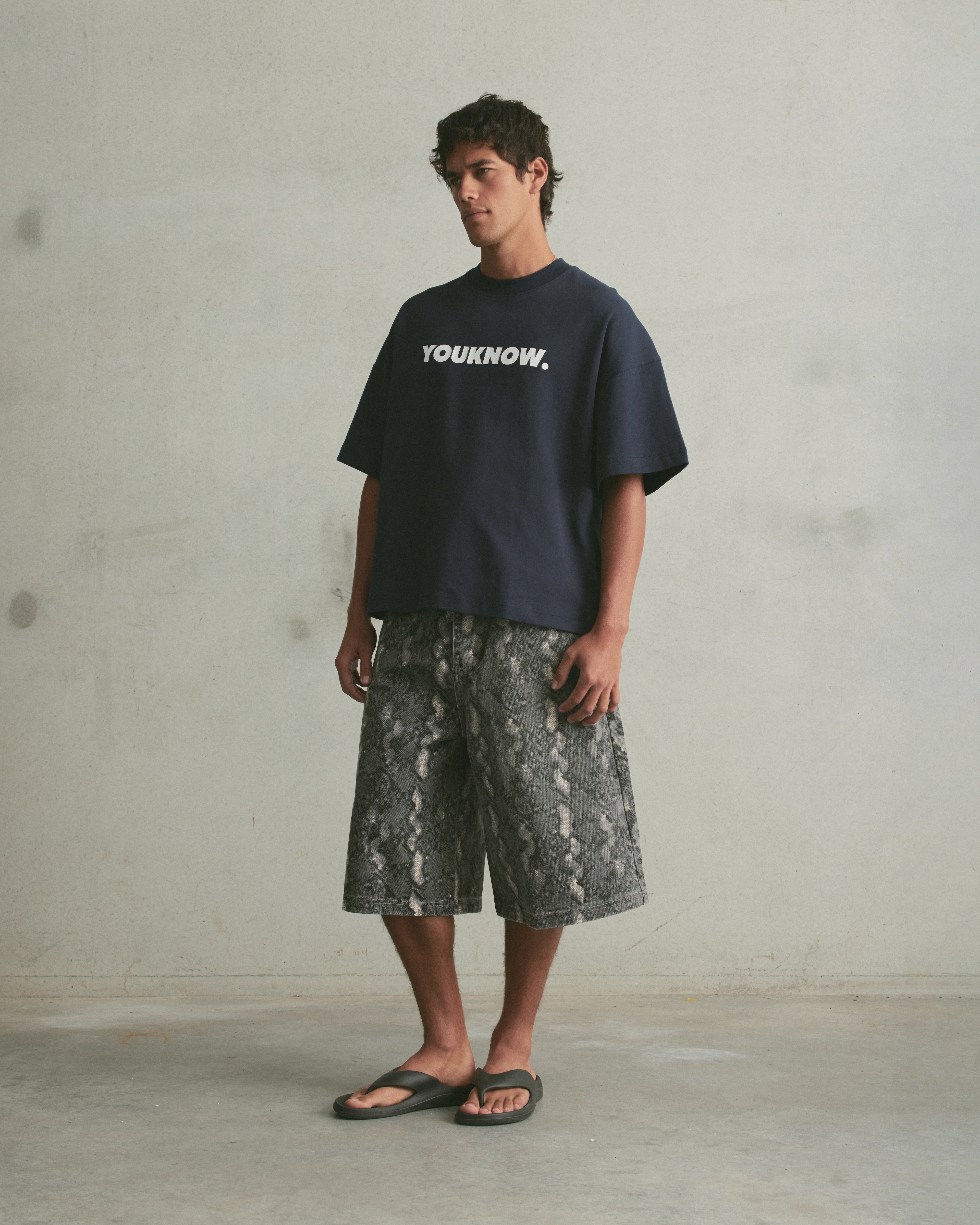 Block Tee | Navy