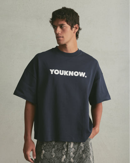 Block Tee | Navy
