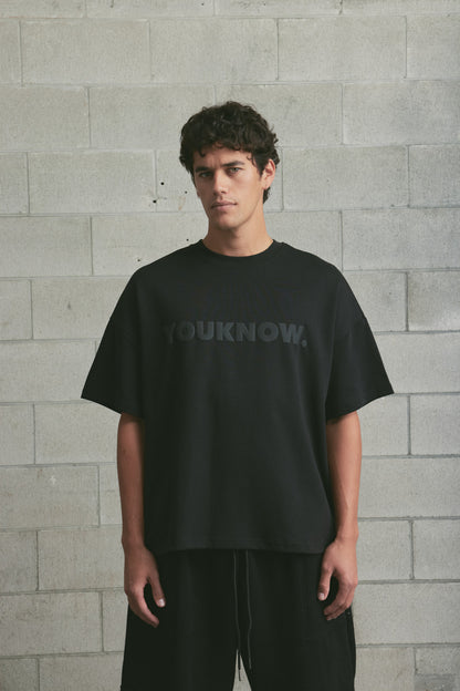 Block Tee 2.0 | Black/Black