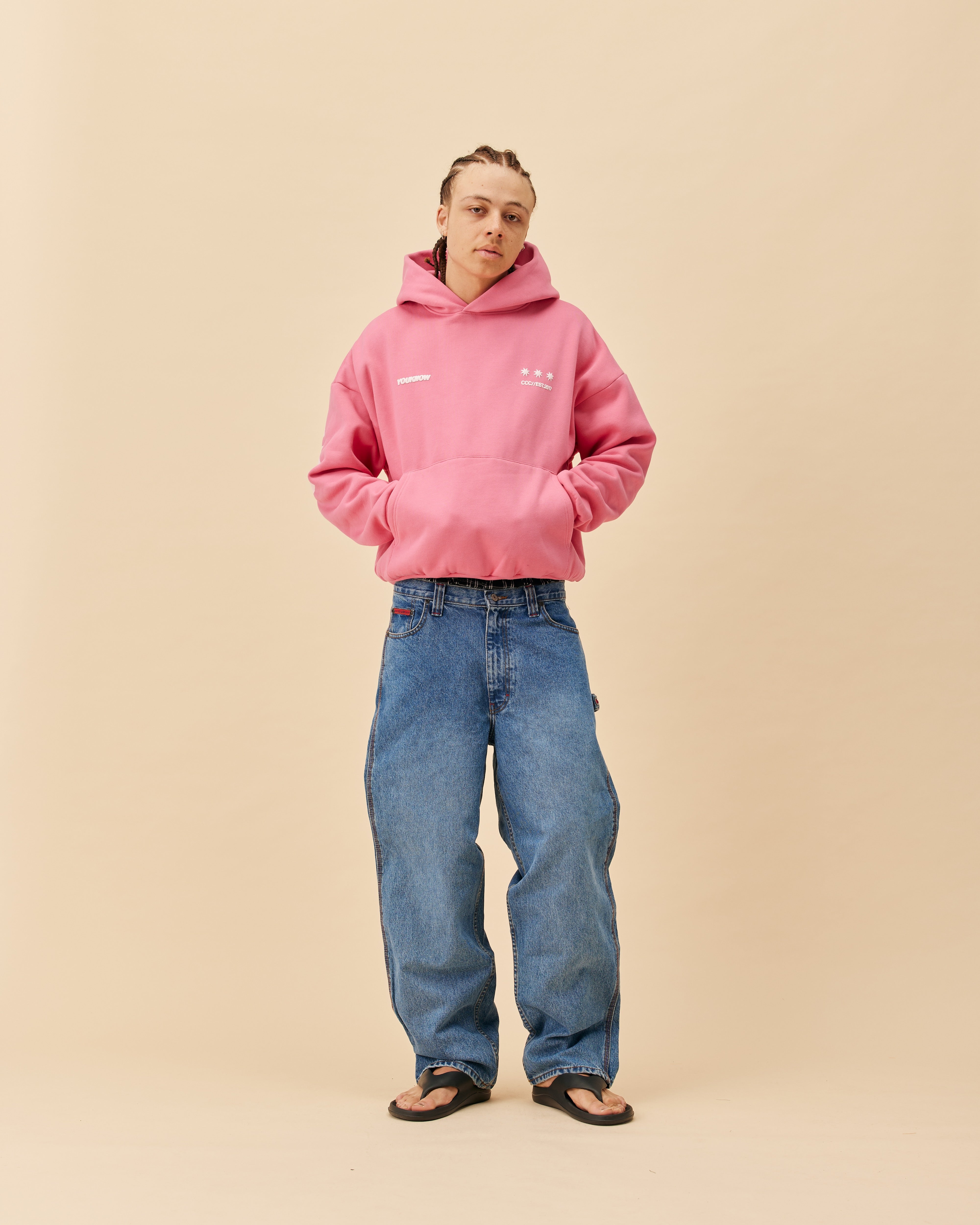 Big Back Hoodie | Pink