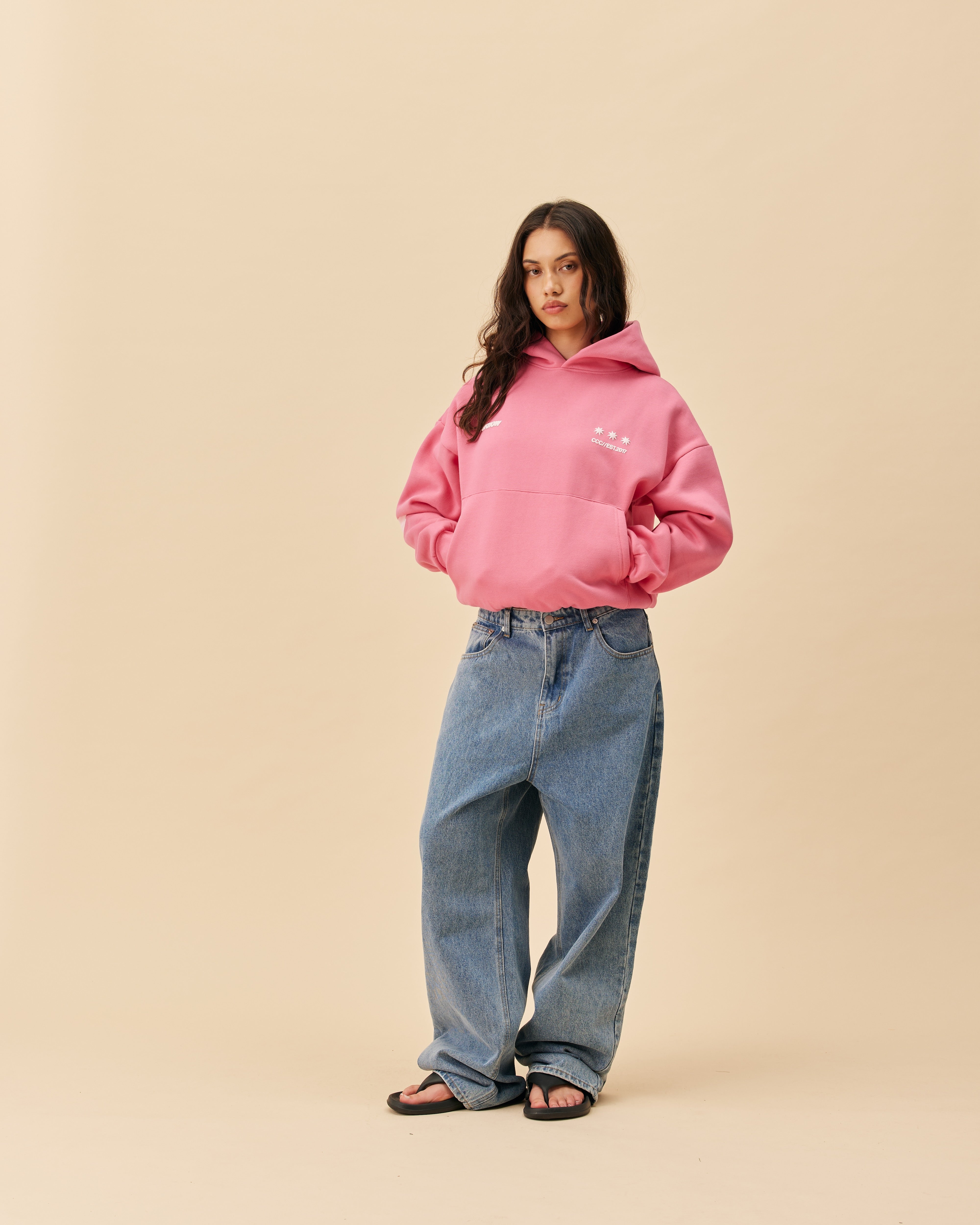 Big Back Hoodie | Pink