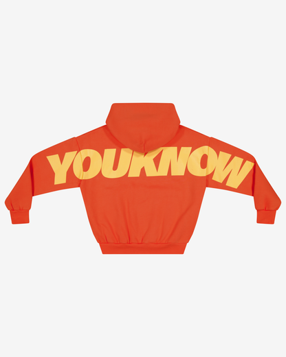 Big Back Hoodie | Orange Sherbert