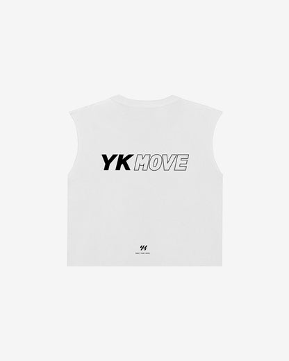 YK Move Champion Tank | White