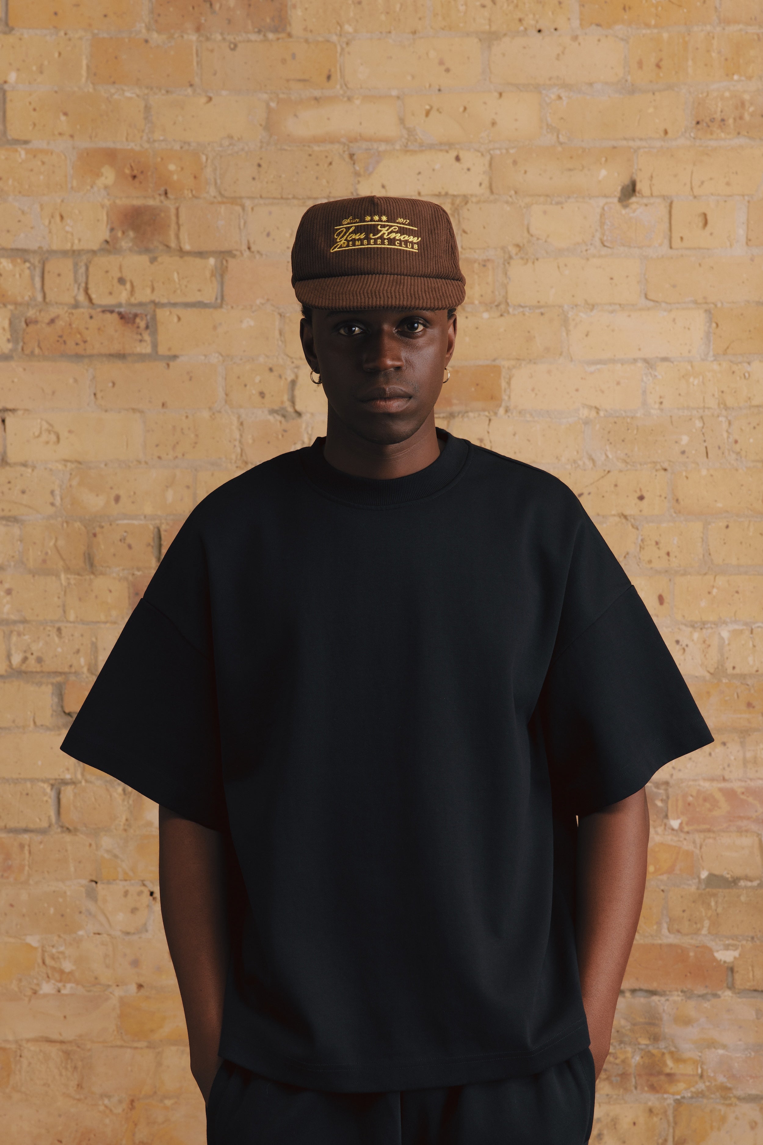 YK Cord Cap | Brown-2