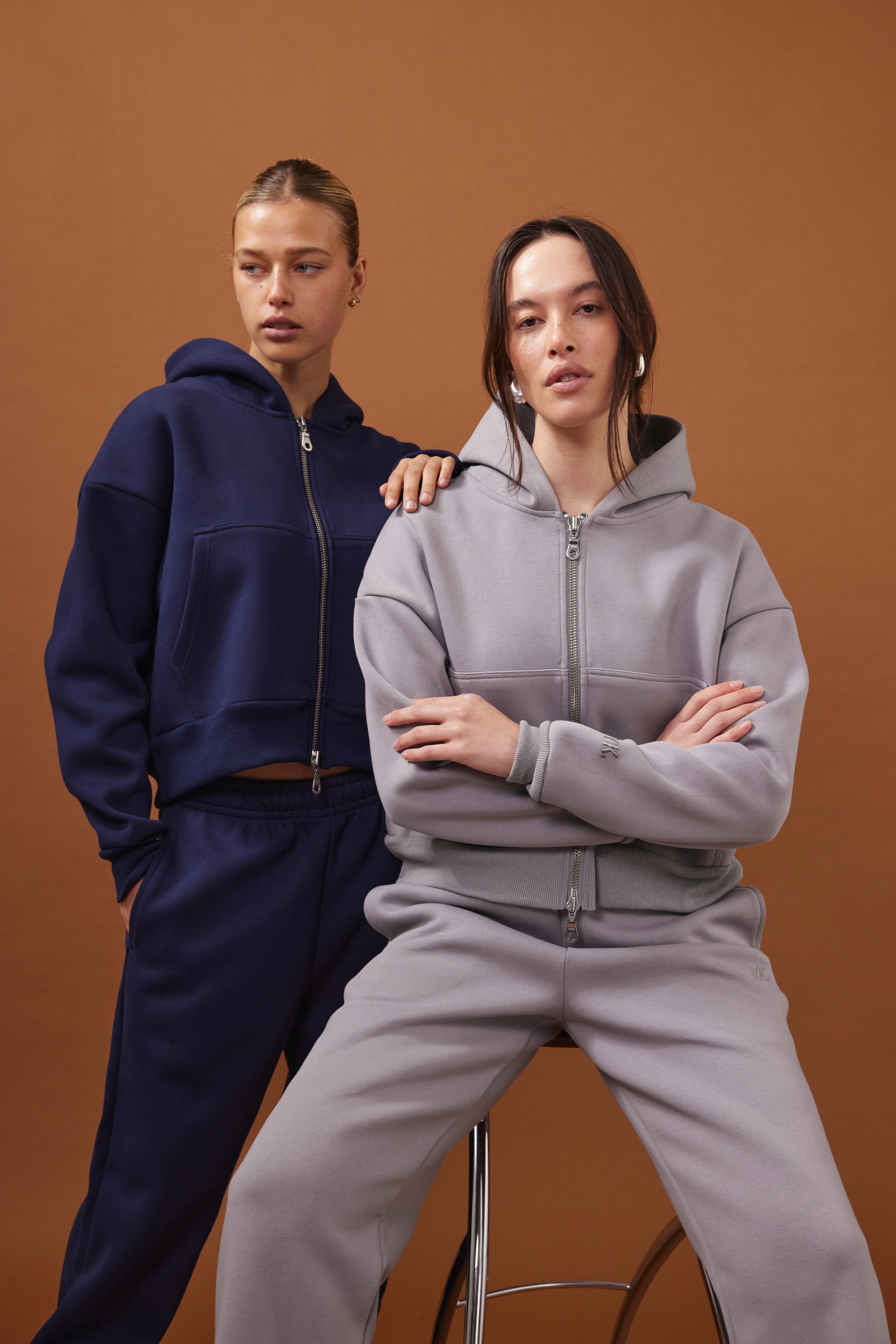 Nothing Zip Hoodie | Ice Grey