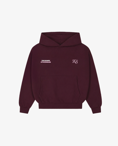 YK x Steedmans Hoodie | Burgundy
