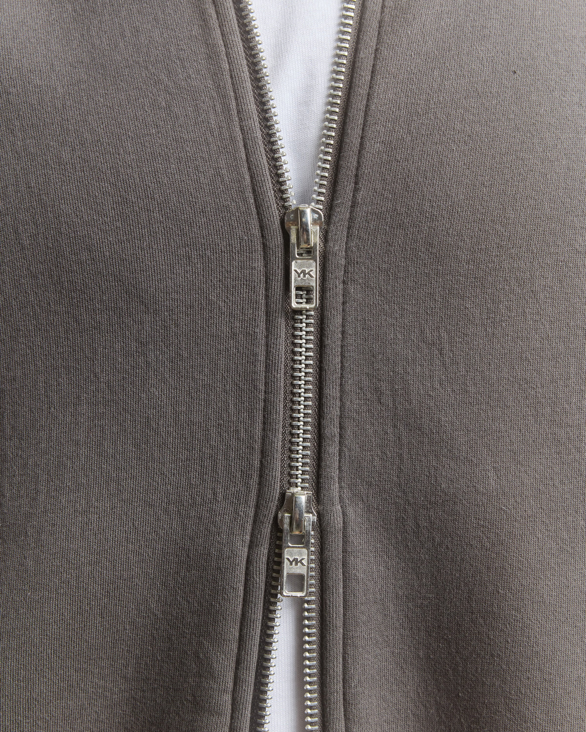 Nothing Form Zip-Up Hoodie | Shadow Grey-5