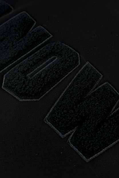 Chenille Hoodie | Black