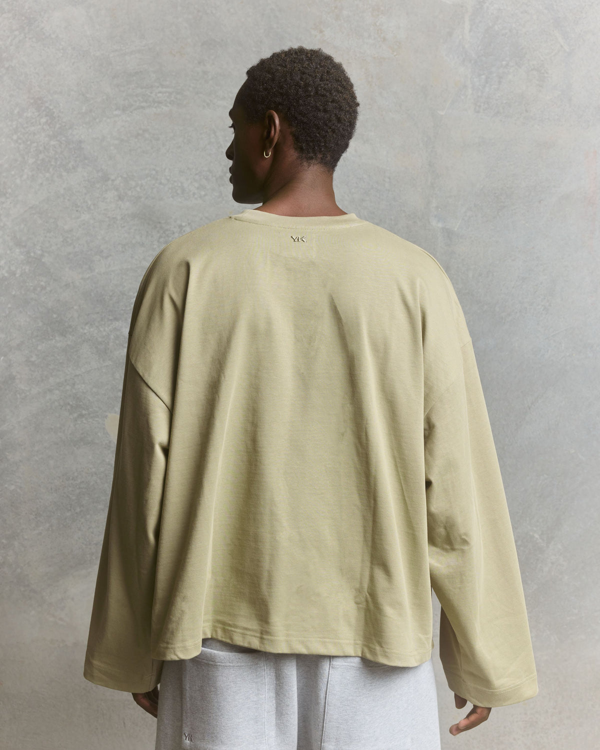 Nothing Wide Long Sleeve Tee | Moss-4